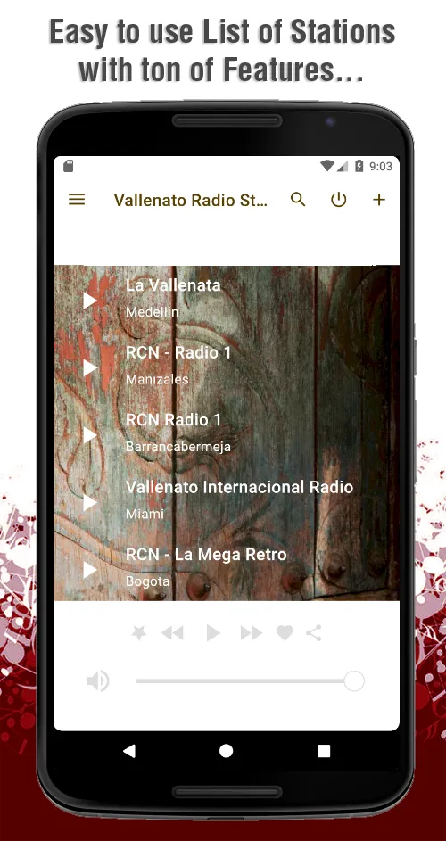 Vallenato Radio Stations | Indus Appstore | Screenshot