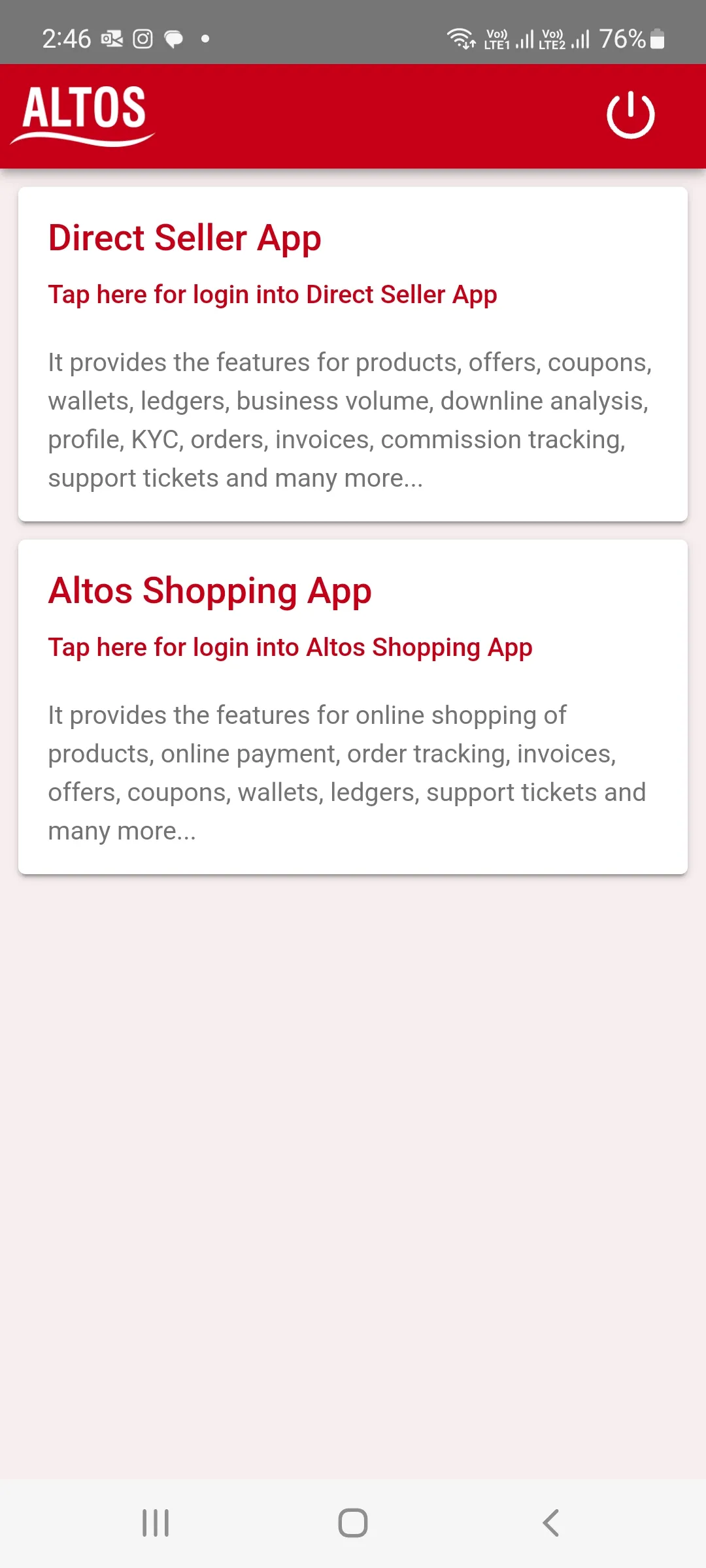 Altos Business Application | Indus Appstore | Screenshot