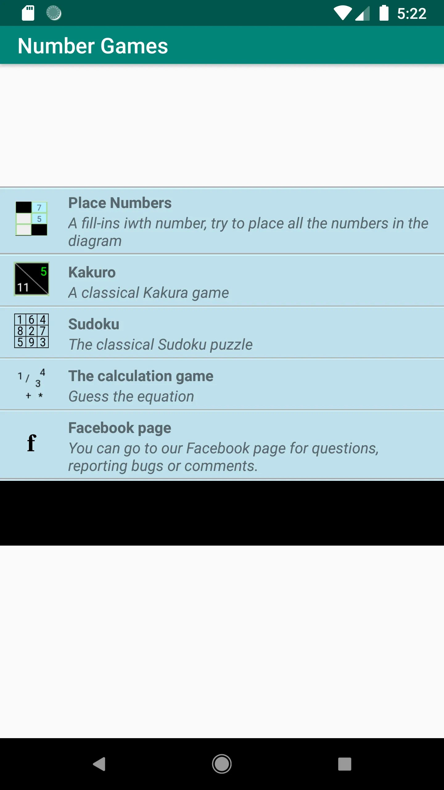 The number games | Indus Appstore | Screenshot