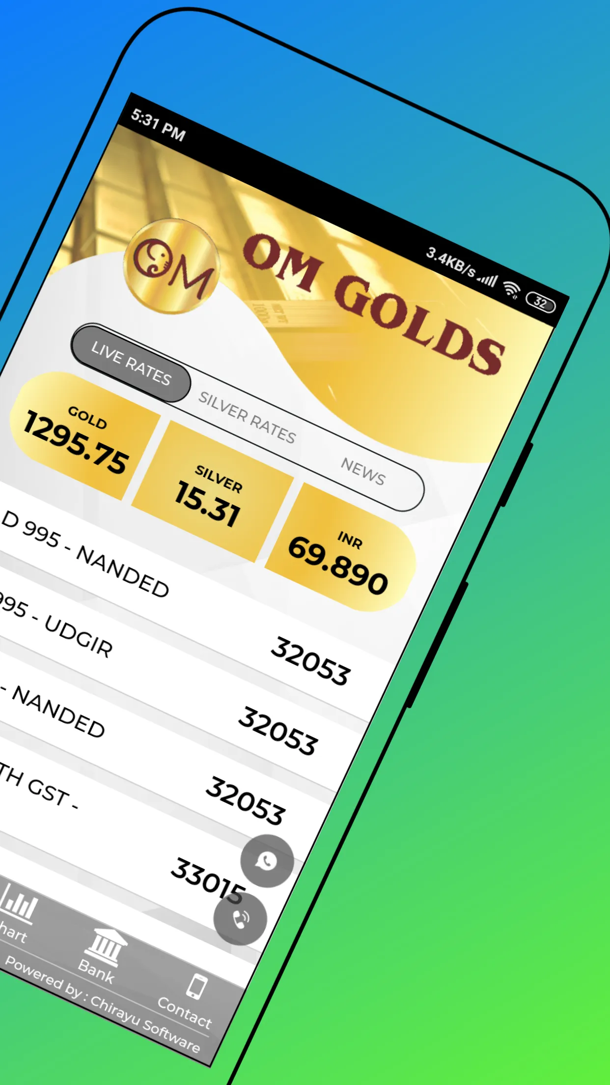 OM GOLDS - Nanded | Indus Appstore | Screenshot