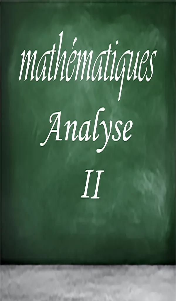 Maths : cours d’analyse II | Indus Appstore | Screenshot