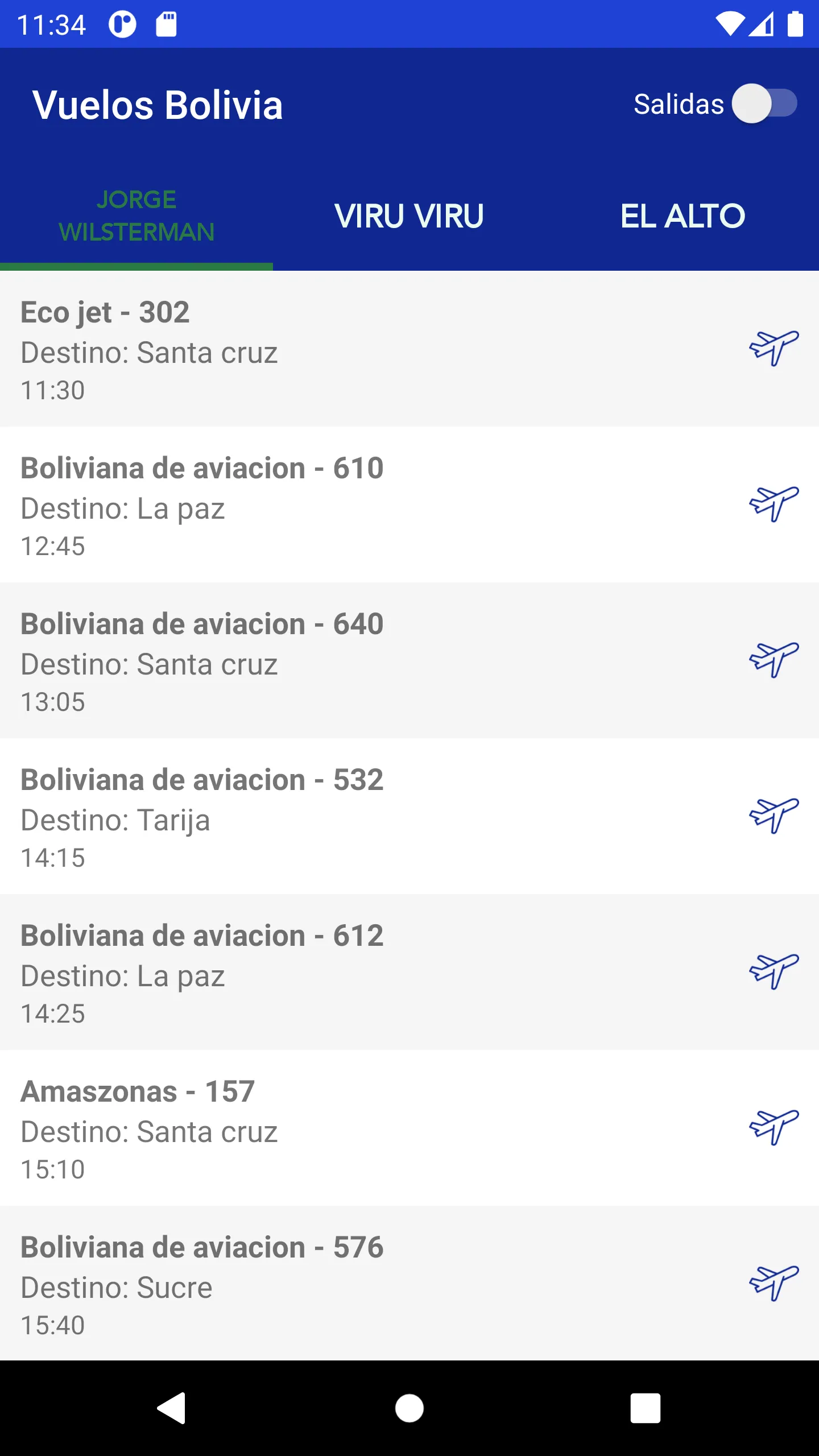 Vuelos Bolivia | Indus Appstore | Screenshot