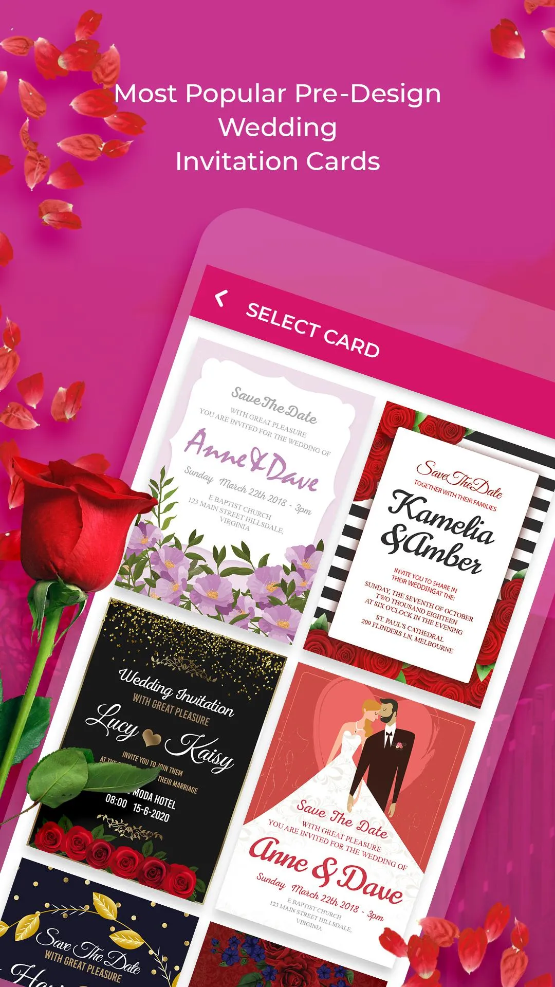 Wedding Invitation Card Maker | Indus Appstore | Screenshot