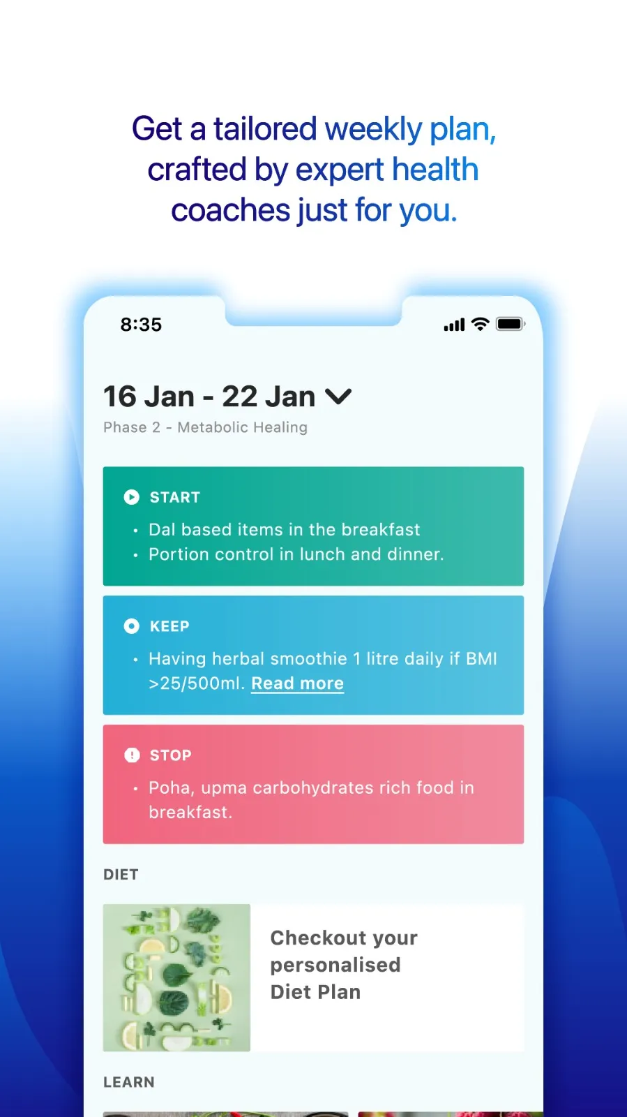 OneCare Metabolic Insights App | Indus Appstore | Screenshot