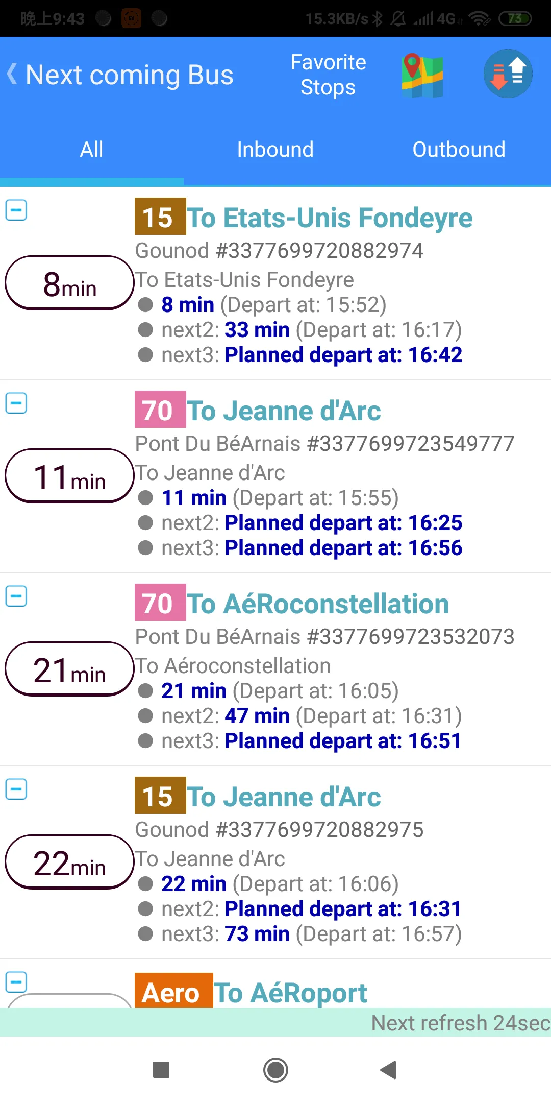 Toulouse Bus Realtime | Indus Appstore | Screenshot