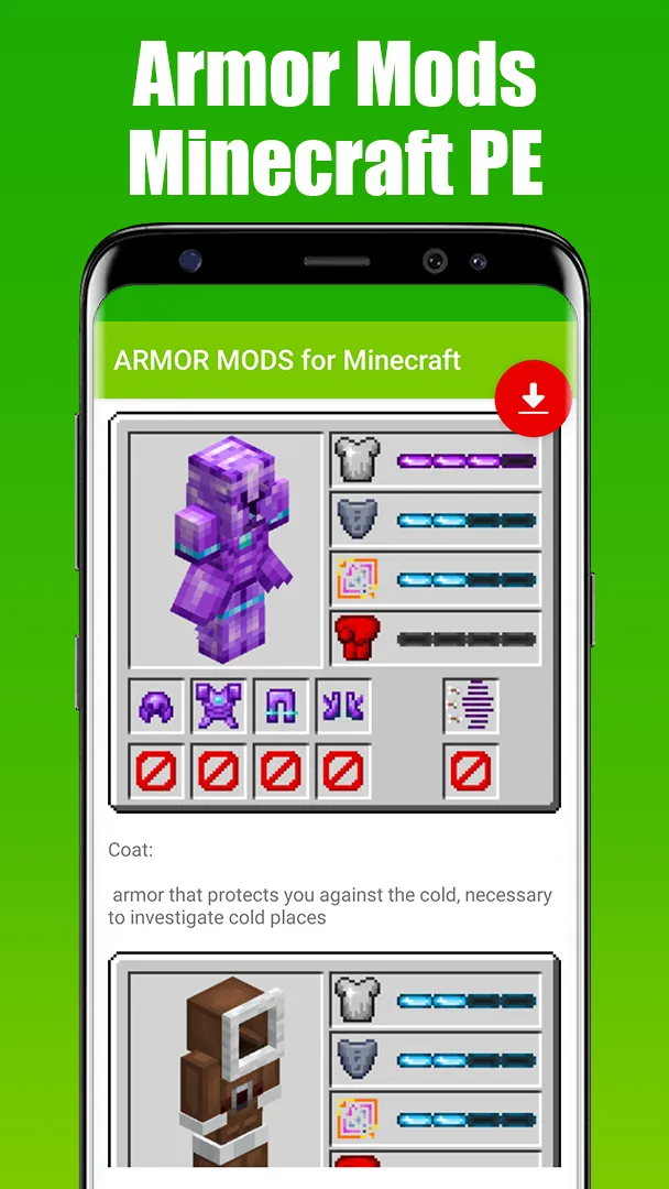 ARMOR MODS for Minecraft | Indus Appstore | Screenshot