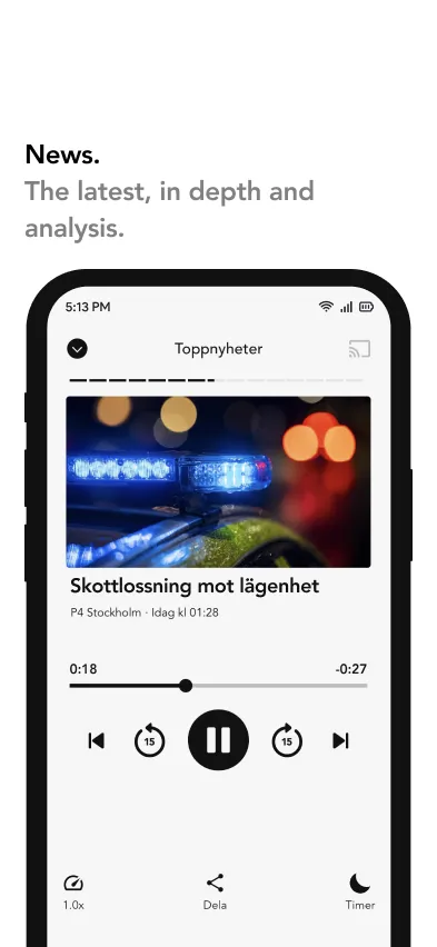 Sveriges Radio Play | Indus Appstore | Screenshot