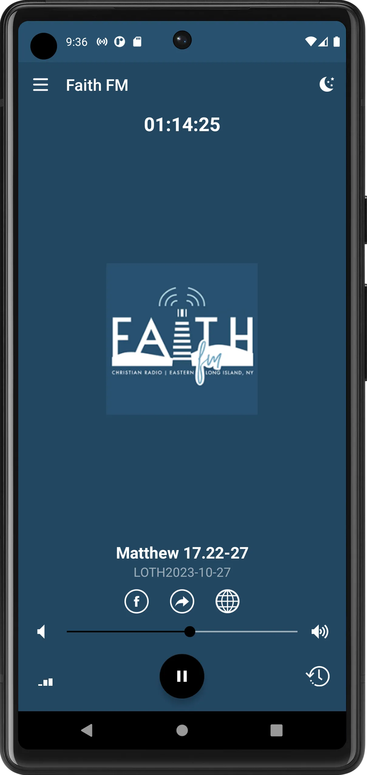 Faith FM | Indus Appstore | Screenshot