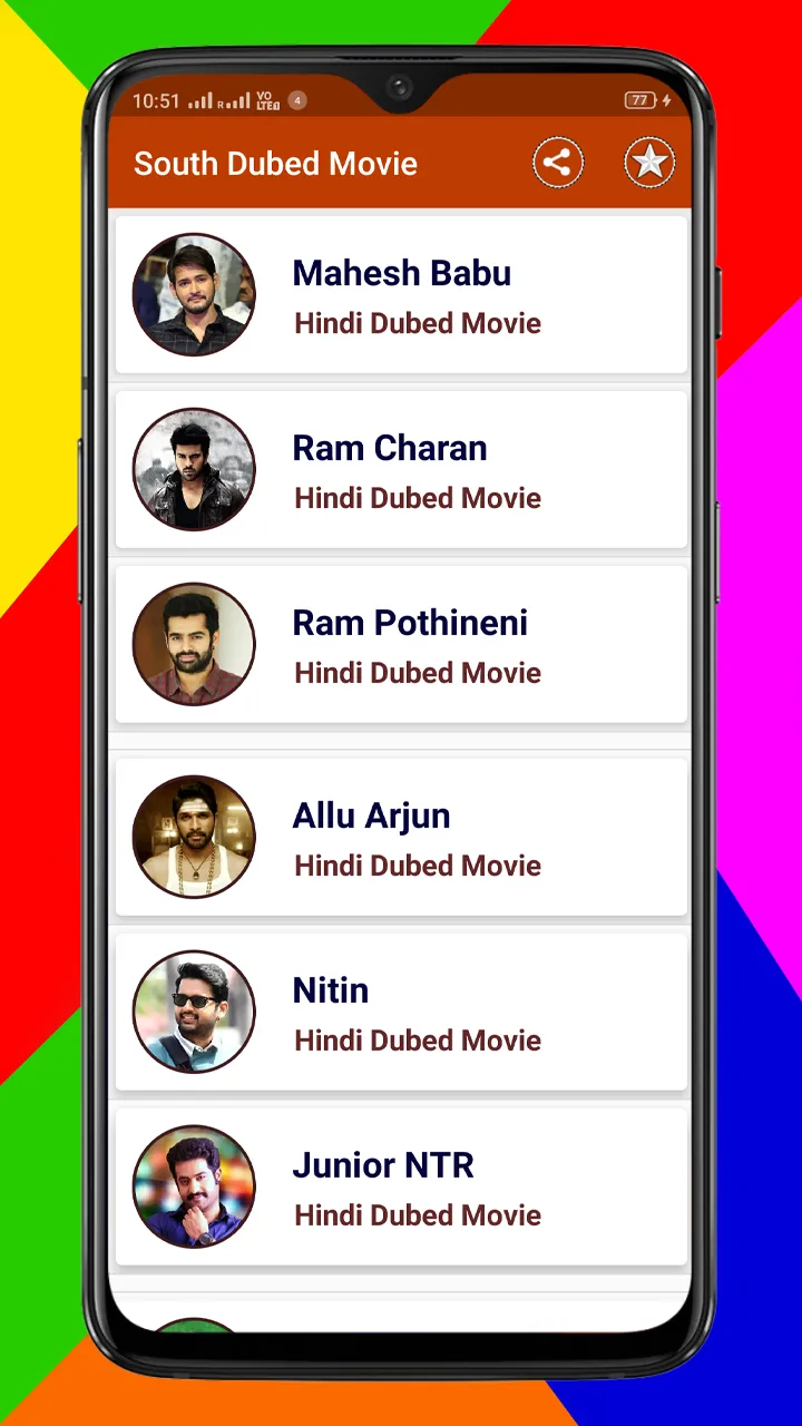 South Movies Hindi Dubbed app | Indus Appstore | Screenshot