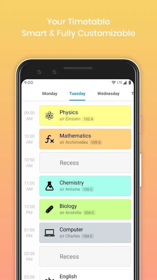 My Classes - Timetable & Study | Indus Appstore | Screenshot