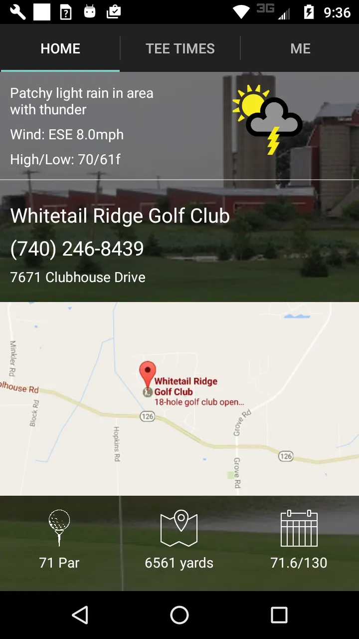 Whitetail Ridge Golf Tee Times | Indus Appstore | Screenshot