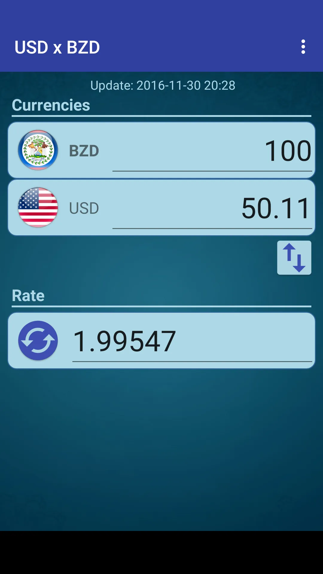 US Dollar to Belize Dollar | Indus Appstore | Screenshot