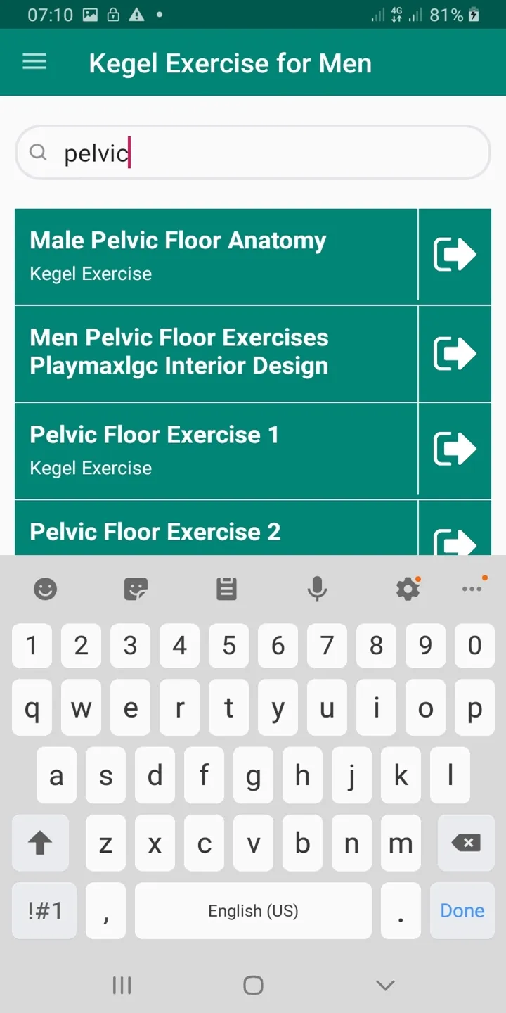 Kegel Exercise App for Men | Indus Appstore | Screenshot