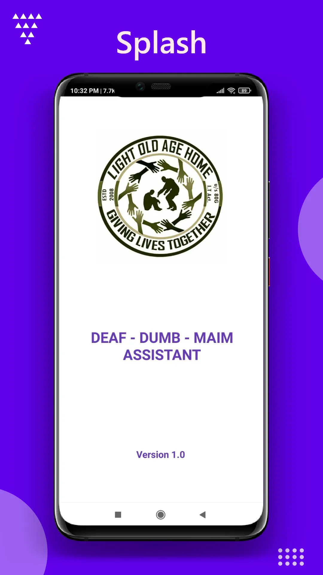 DEAF,DUMB AND MAIM ASSISTANT | Indus Appstore | Screenshot