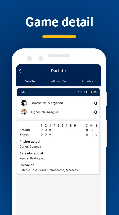 Baseball Venezuela | Indus Appstore | Screenshot