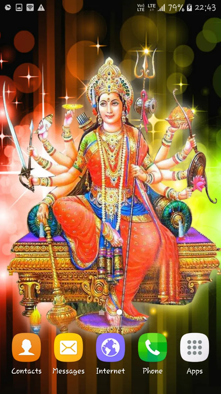 Durga Mata Live Wallpaper | Indus Appstore | Screenshot