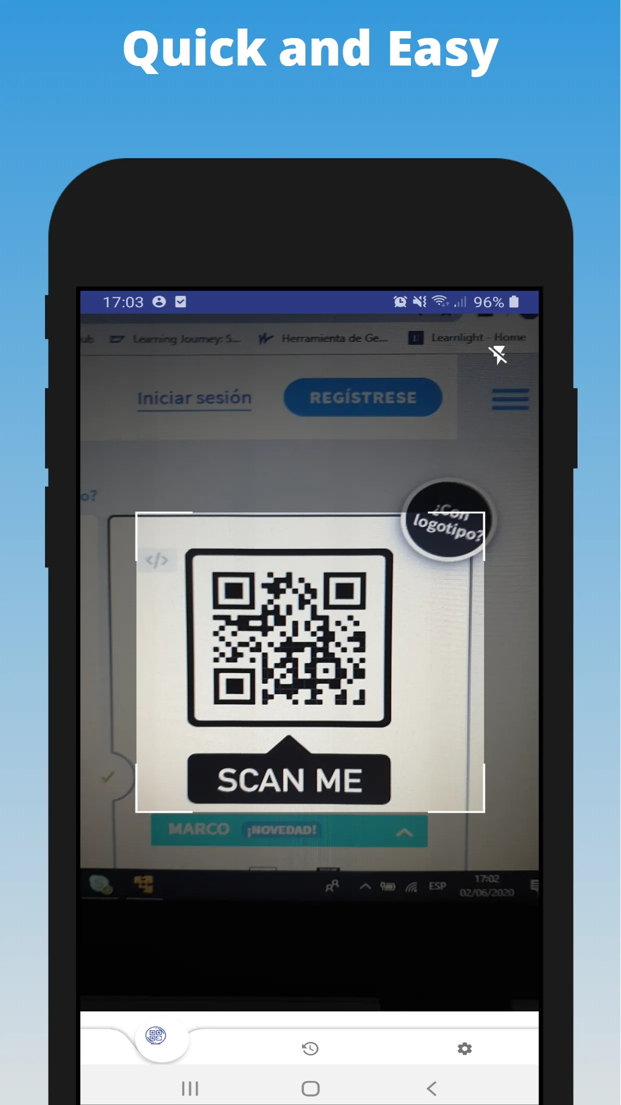 QR Reader and Barcode Scanner | Indus Appstore | Screenshot