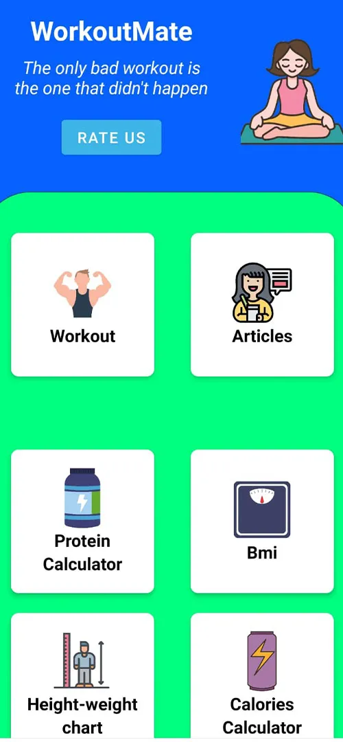 WorkoutMate: Home workout app | Indus Appstore | Screenshot