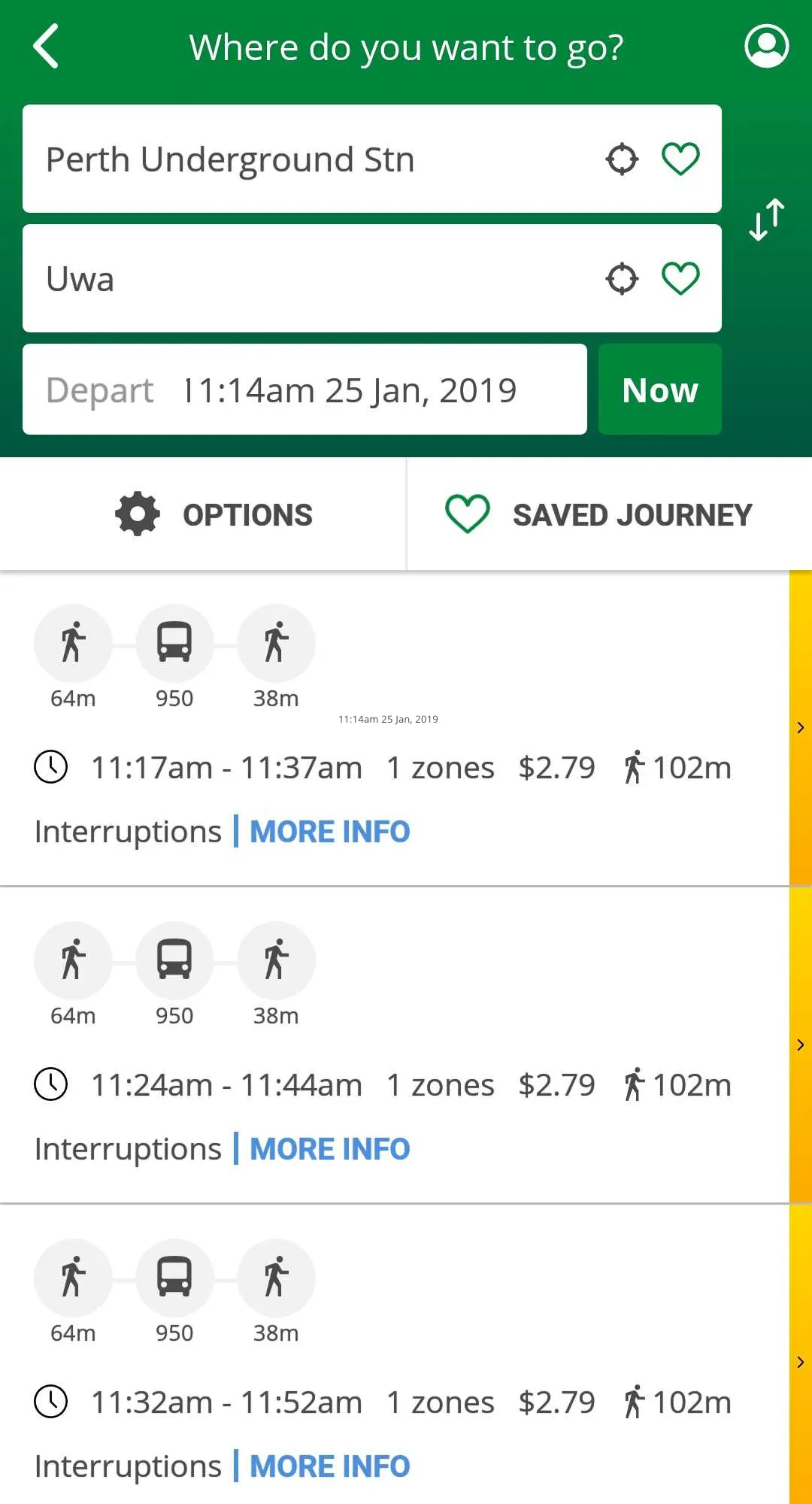 Transperth | Indus Appstore | Screenshot