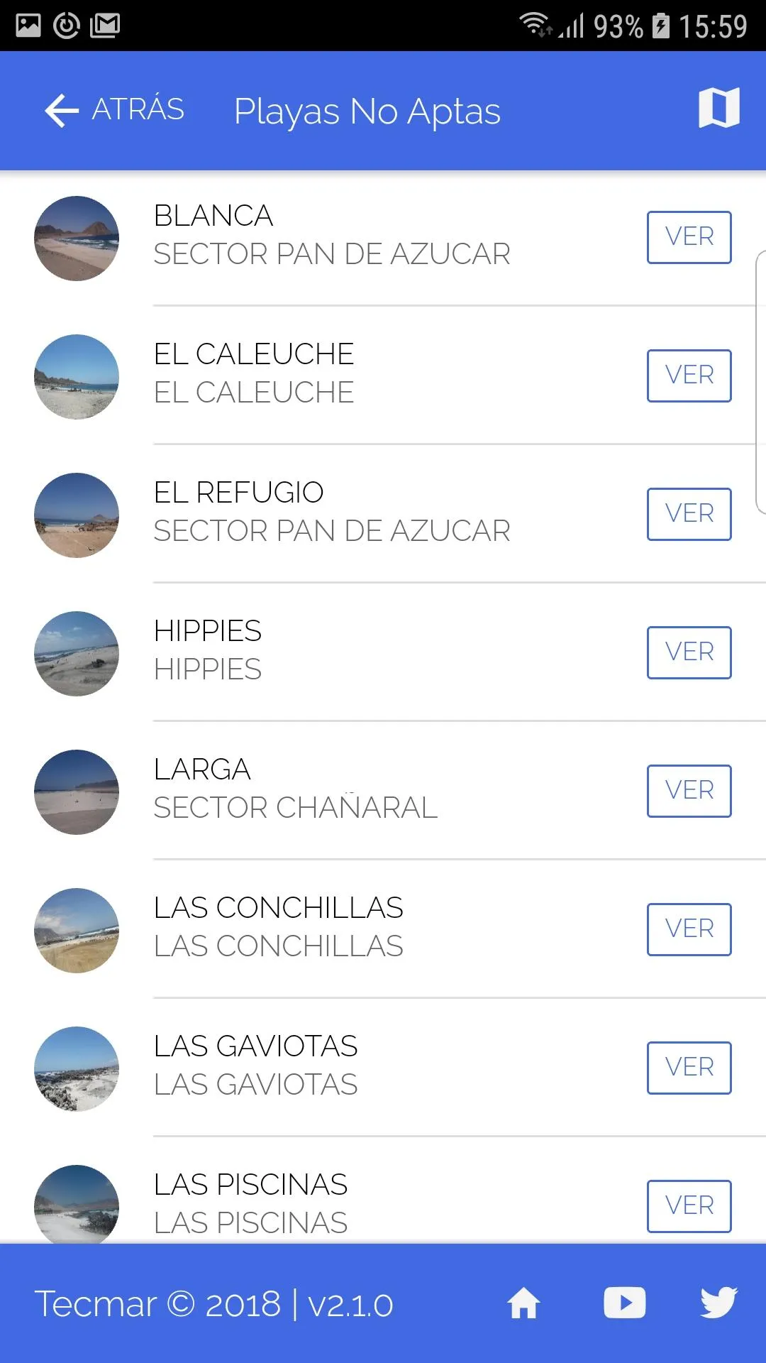 Playas Chile | Indus Appstore | Screenshot