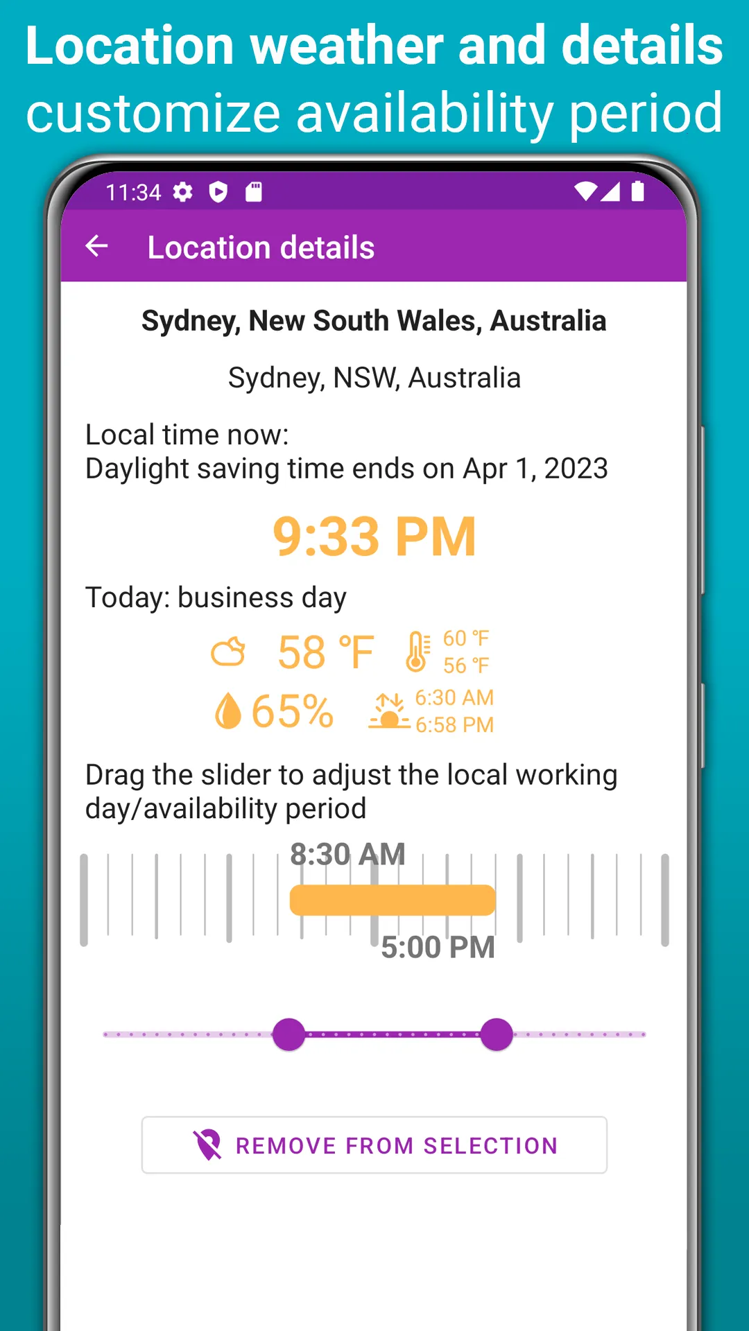 Horzono time zones world clock | Indus Appstore | Screenshot