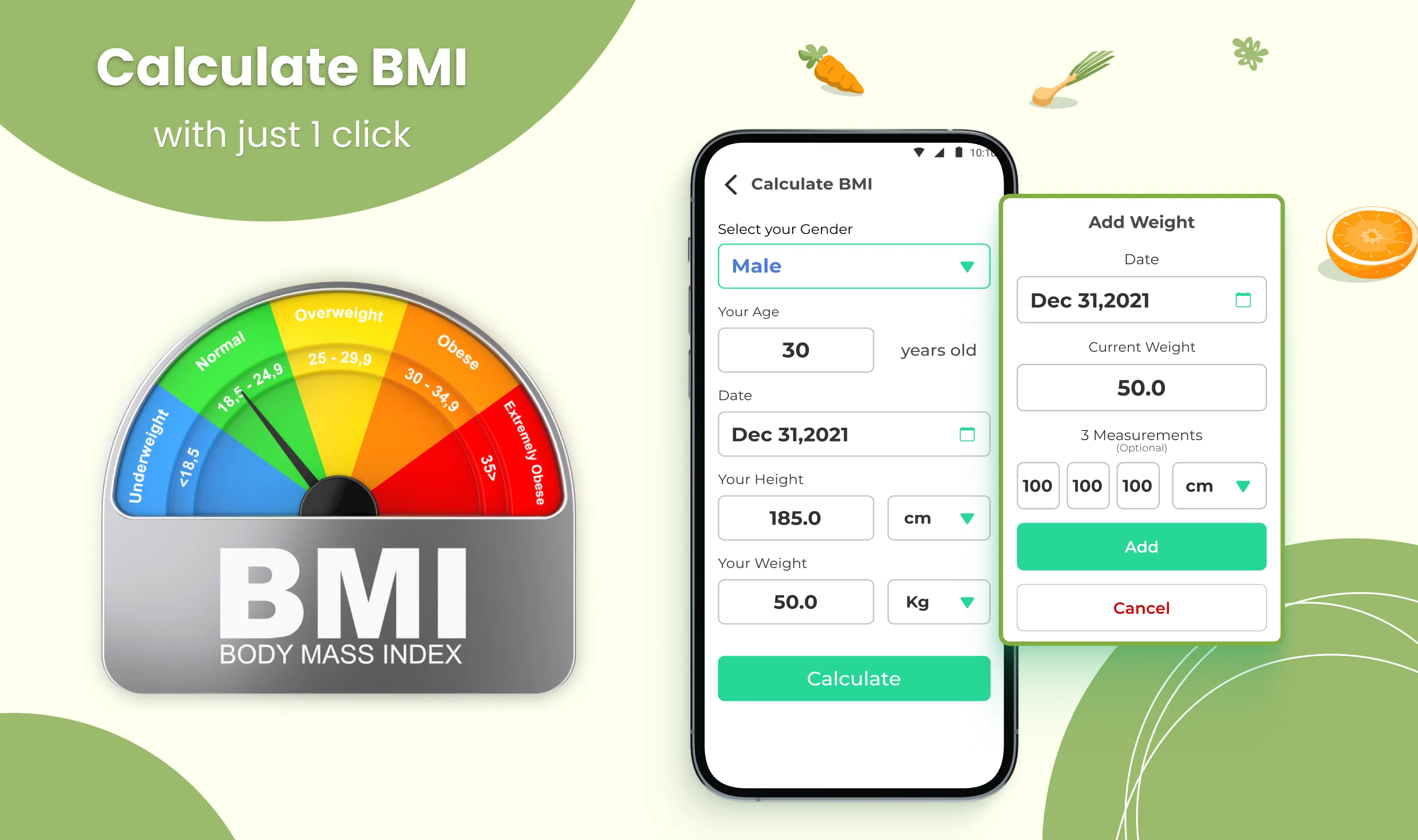 BMI Calculator: Weight Tracker | Indus Appstore | Screenshot