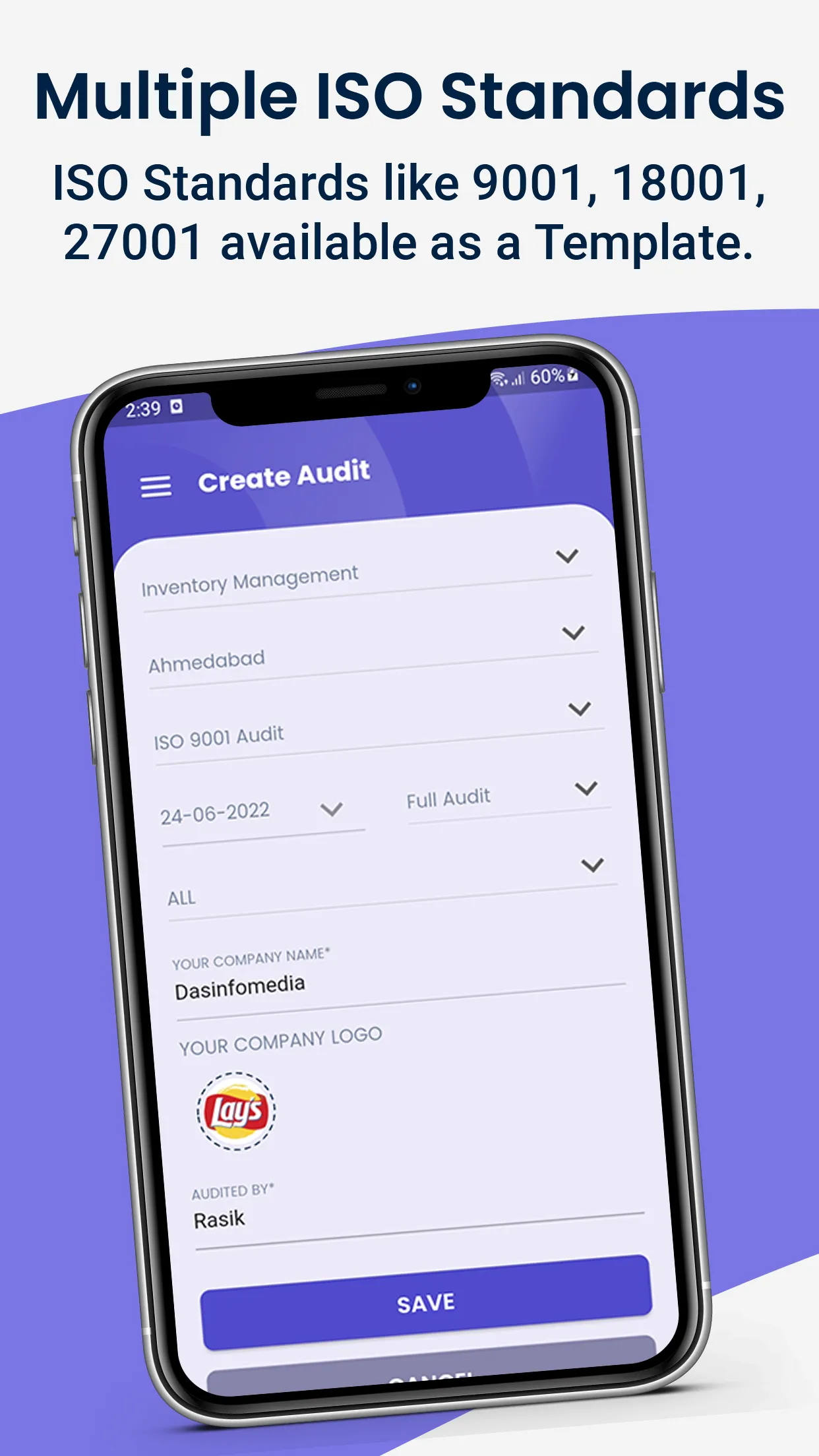 Nifty ISO Audit Manager cloud | Indus Appstore | Screenshot