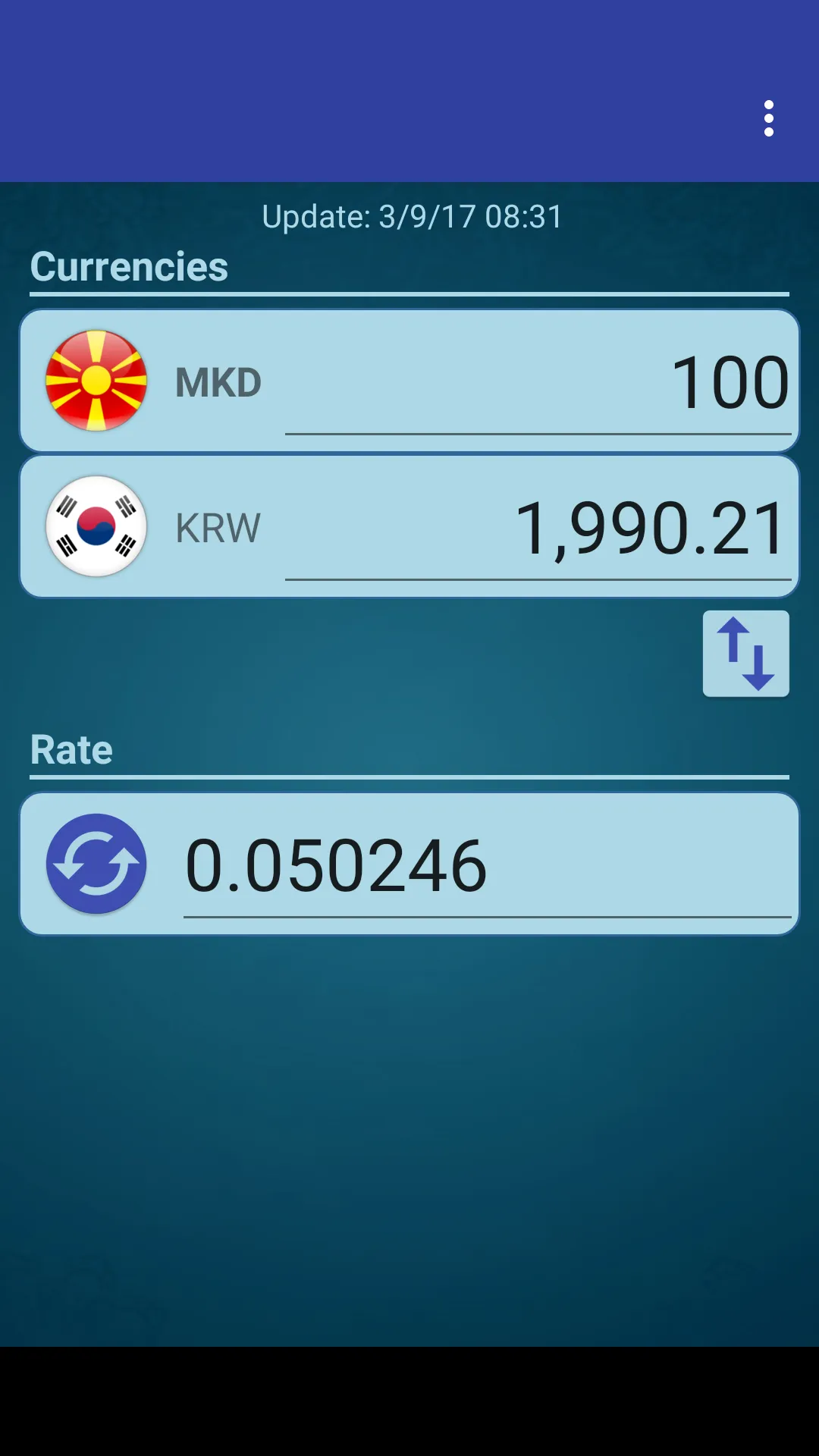 S Korea Won x Macedonian Denar | Indus Appstore | Screenshot