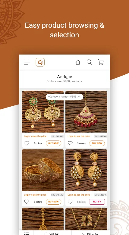 Kanhai Jewels B2B Jewelry App | Indus Appstore | Screenshot