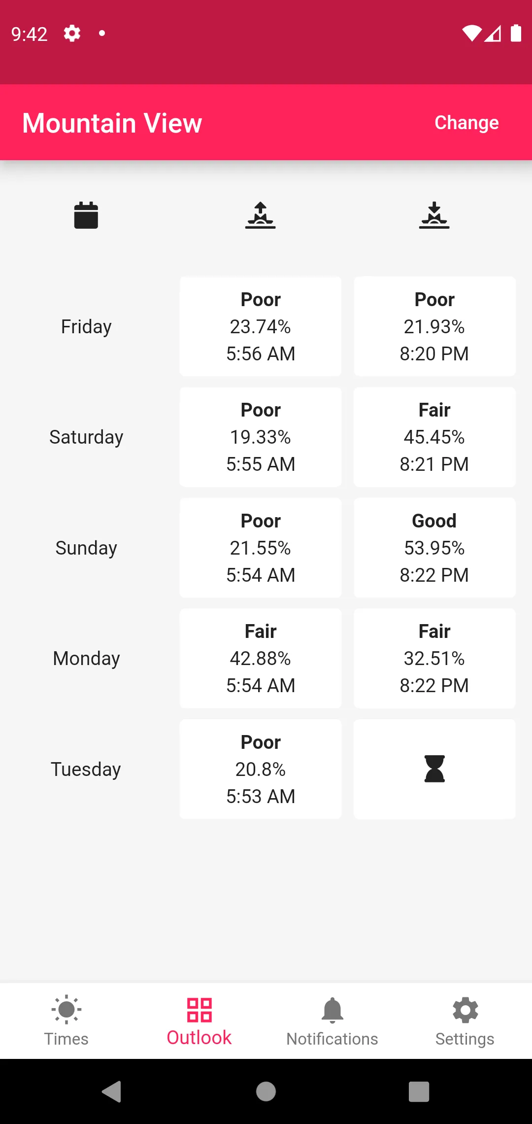 Alpenglow: Sunset Predictions | Indus Appstore | Screenshot