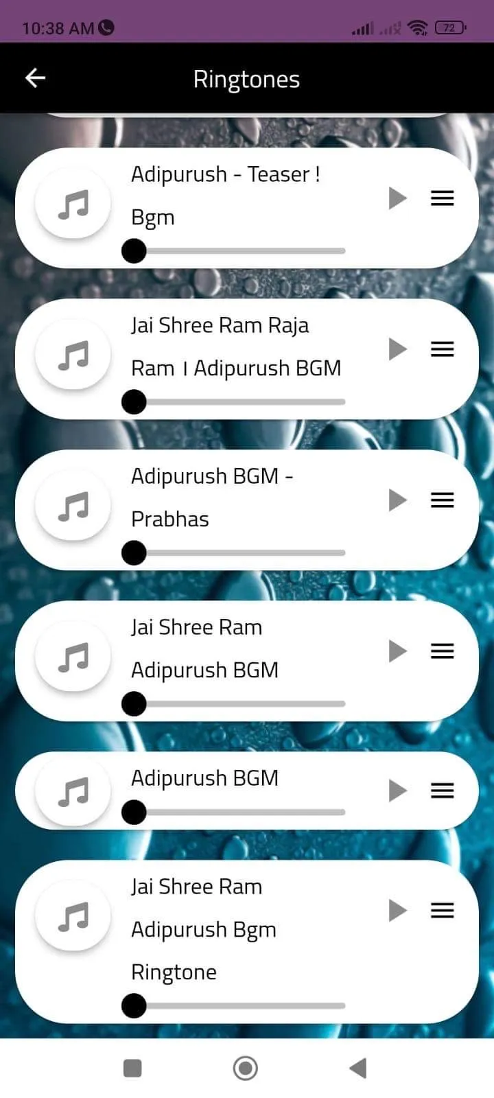 adipurush ringtones | Indus Appstore | Screenshot