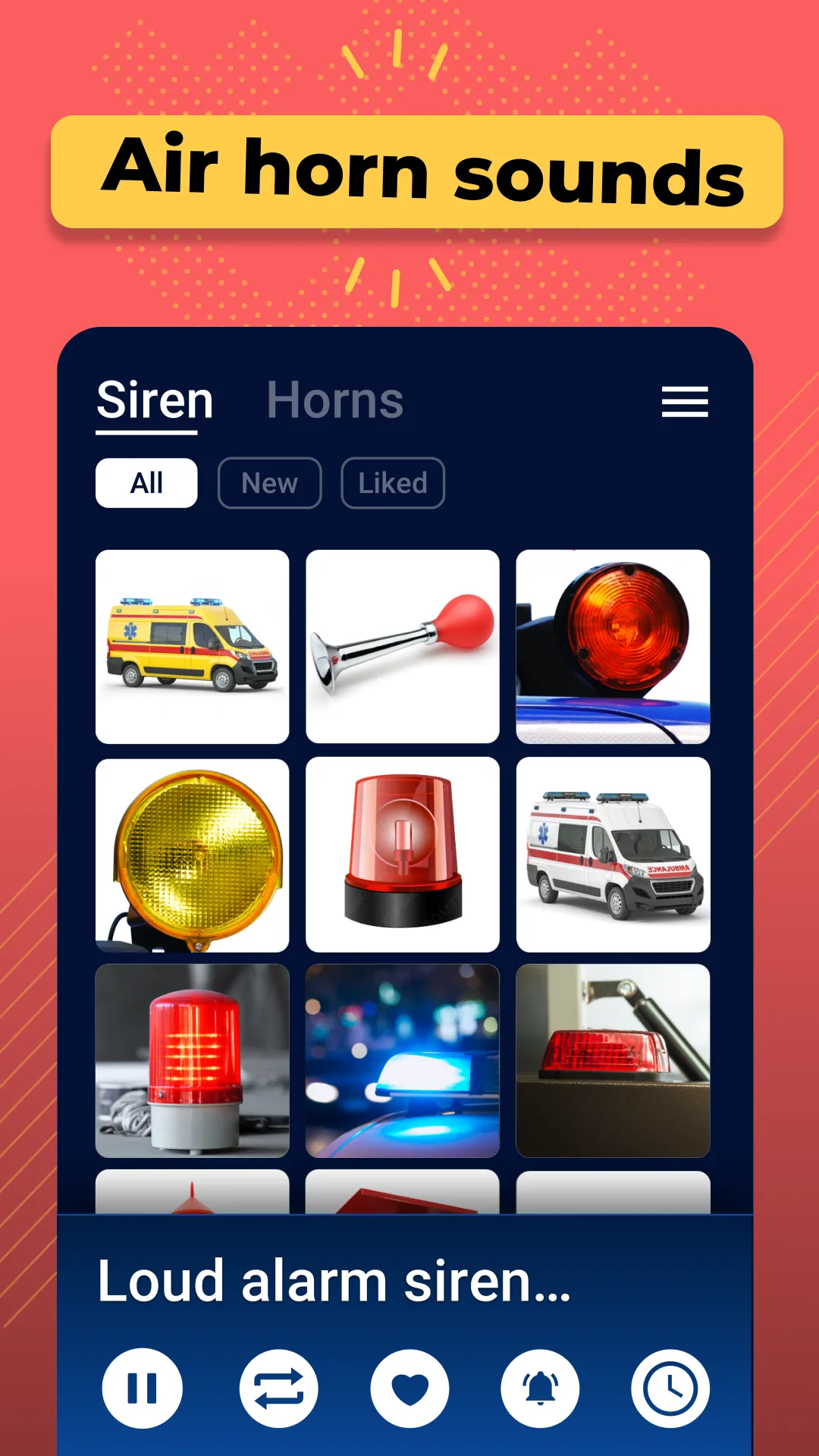 Air Horn - Siren Sound Prank | Indus Appstore | Screenshot