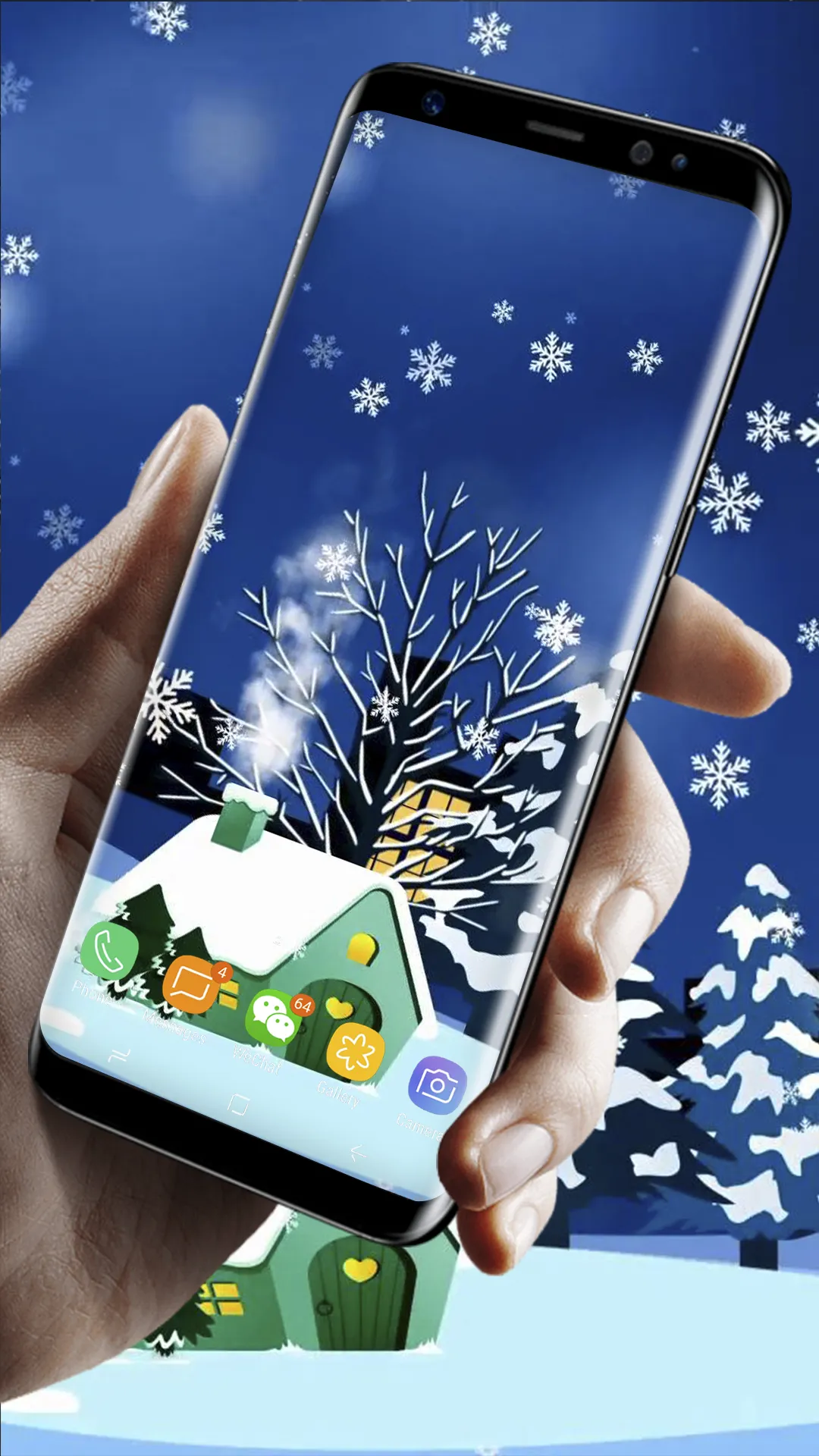 Christmas House Live Wallpaper | Indus Appstore | Screenshot