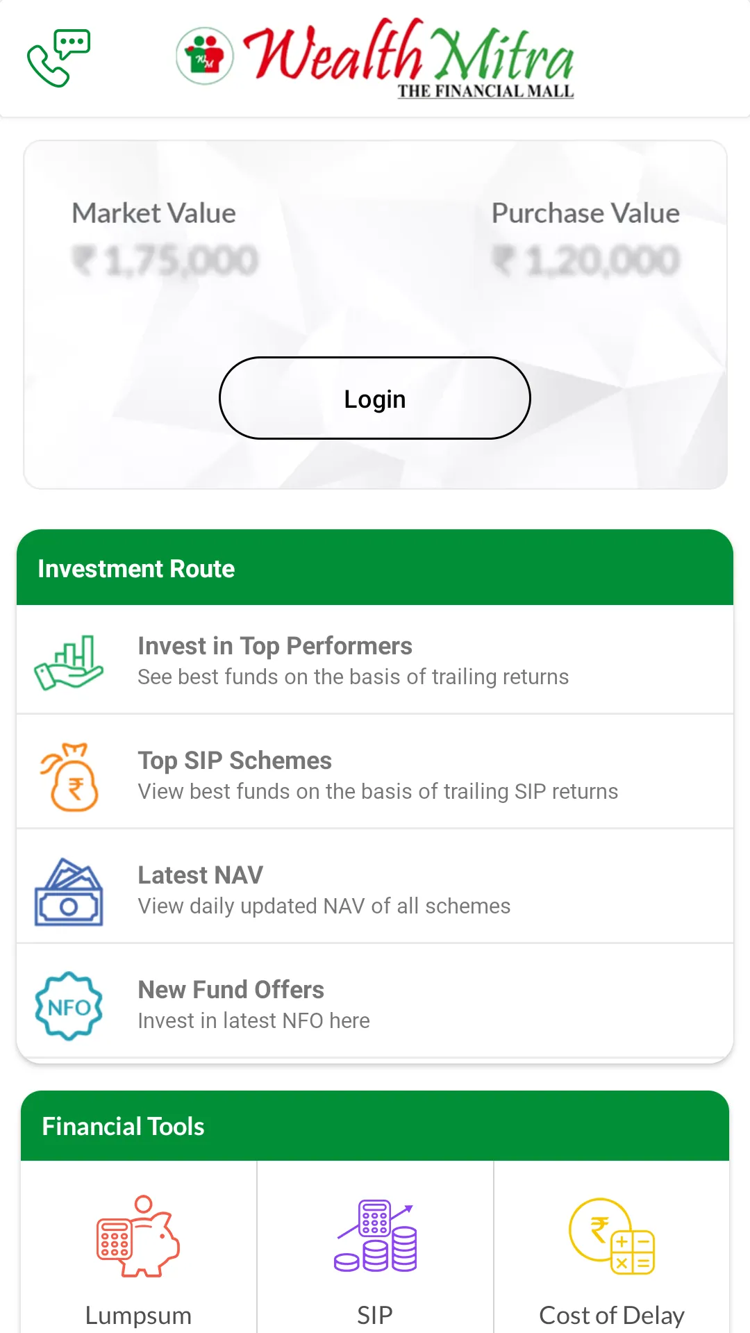 WealthMitra Mutual Funds | Indus Appstore | Screenshot