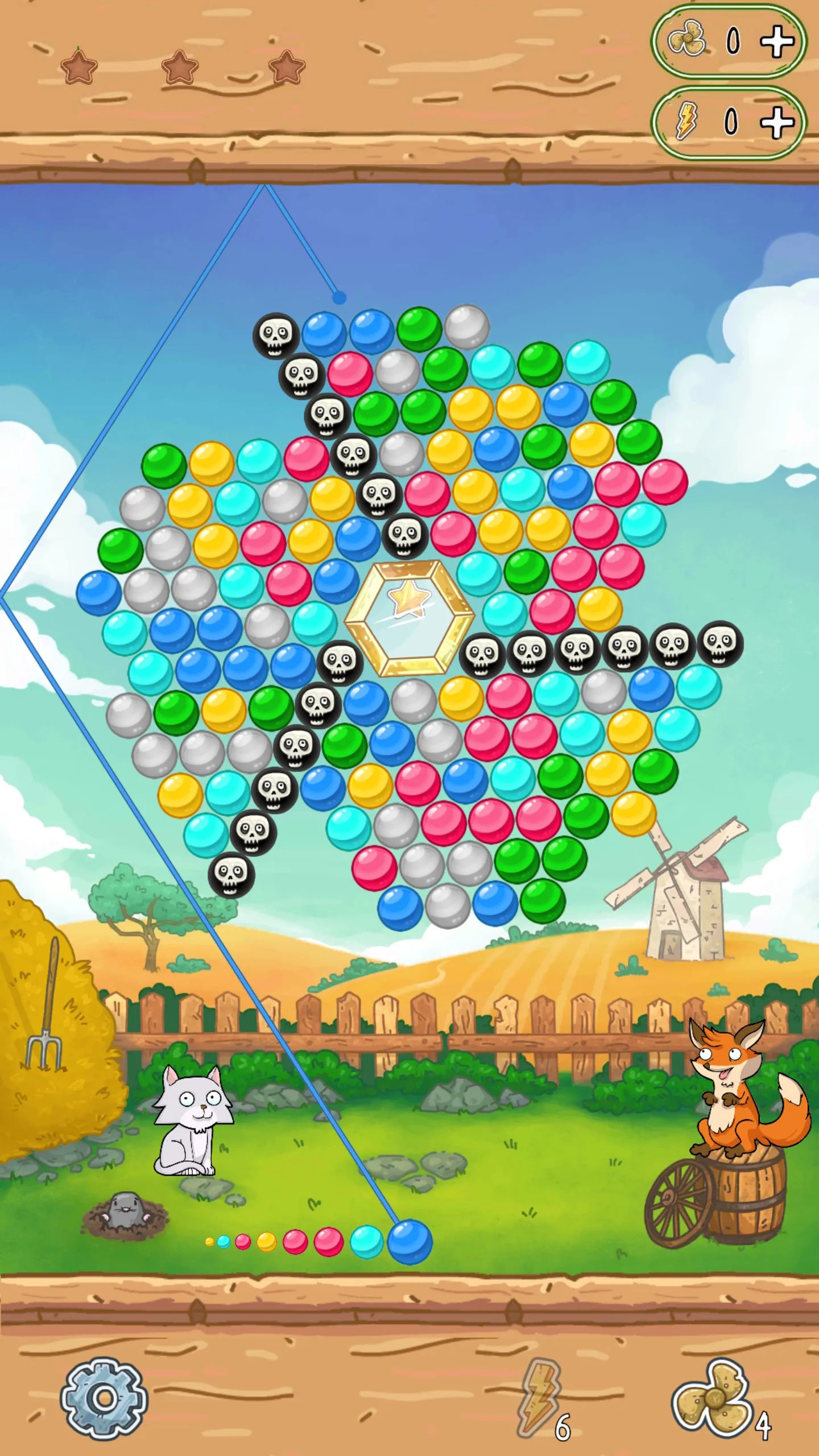 Little Fox: Bubble Spinner | Indus Appstore | Screenshot