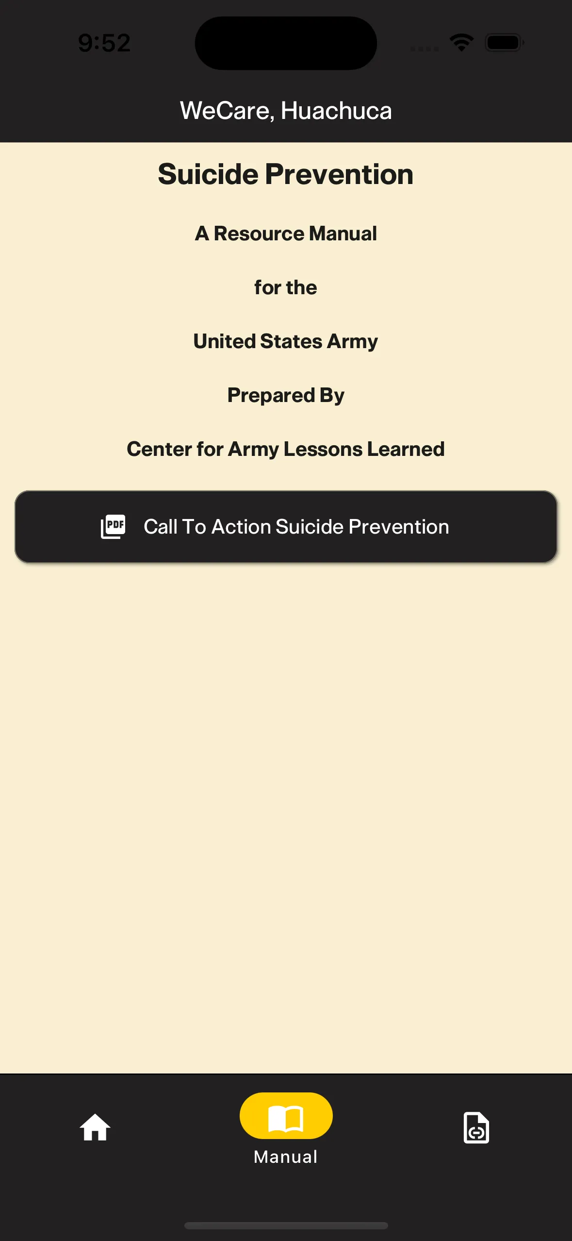 WeCare, Fort Huachuca | Indus Appstore | Screenshot