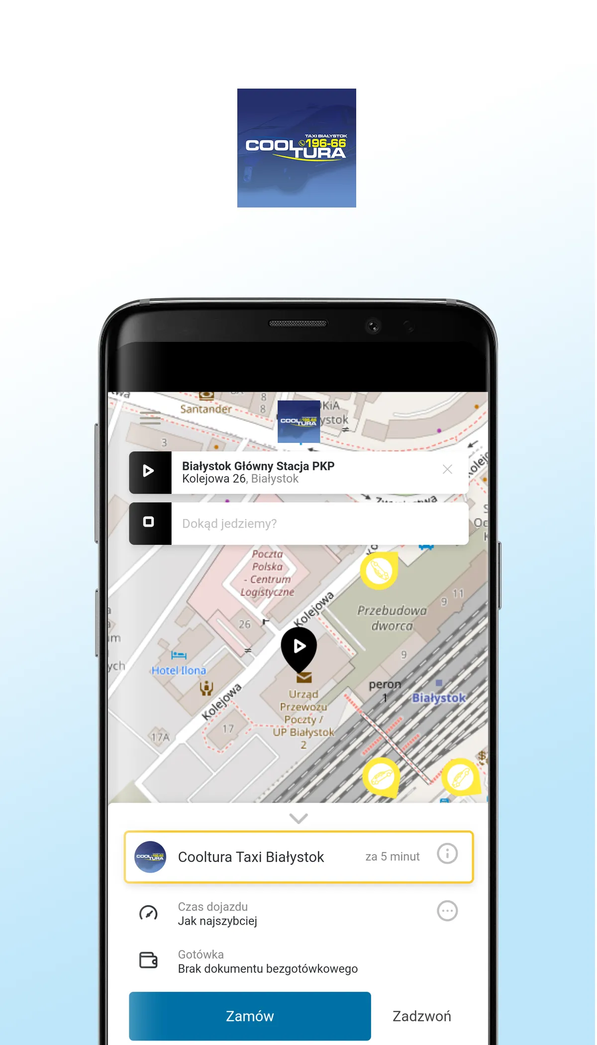 Cooltura Taxi Białystok | Indus Appstore | Screenshot