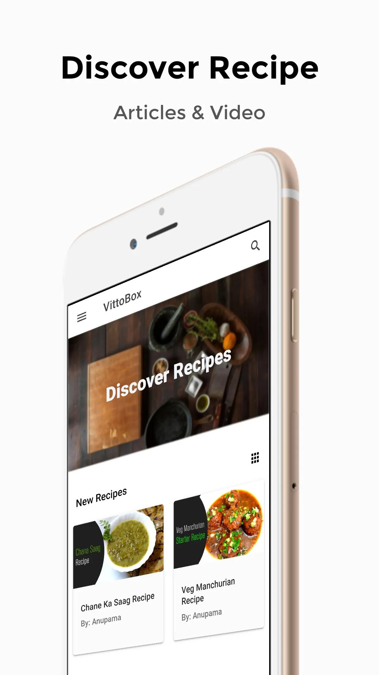 VittoBox: Food Recipes, Health | Indus Appstore | Screenshot