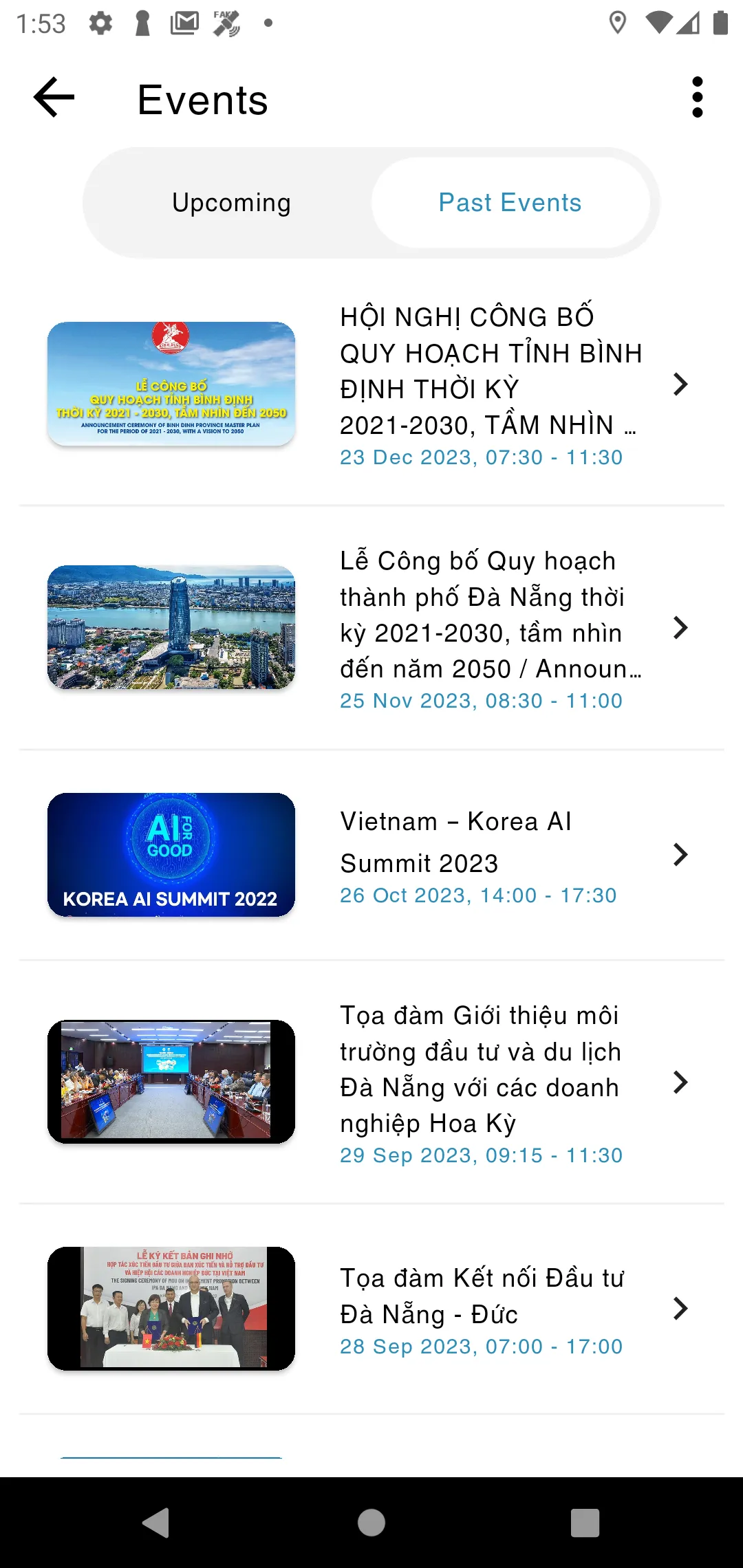 Eventomorrow | Indus Appstore | Screenshot