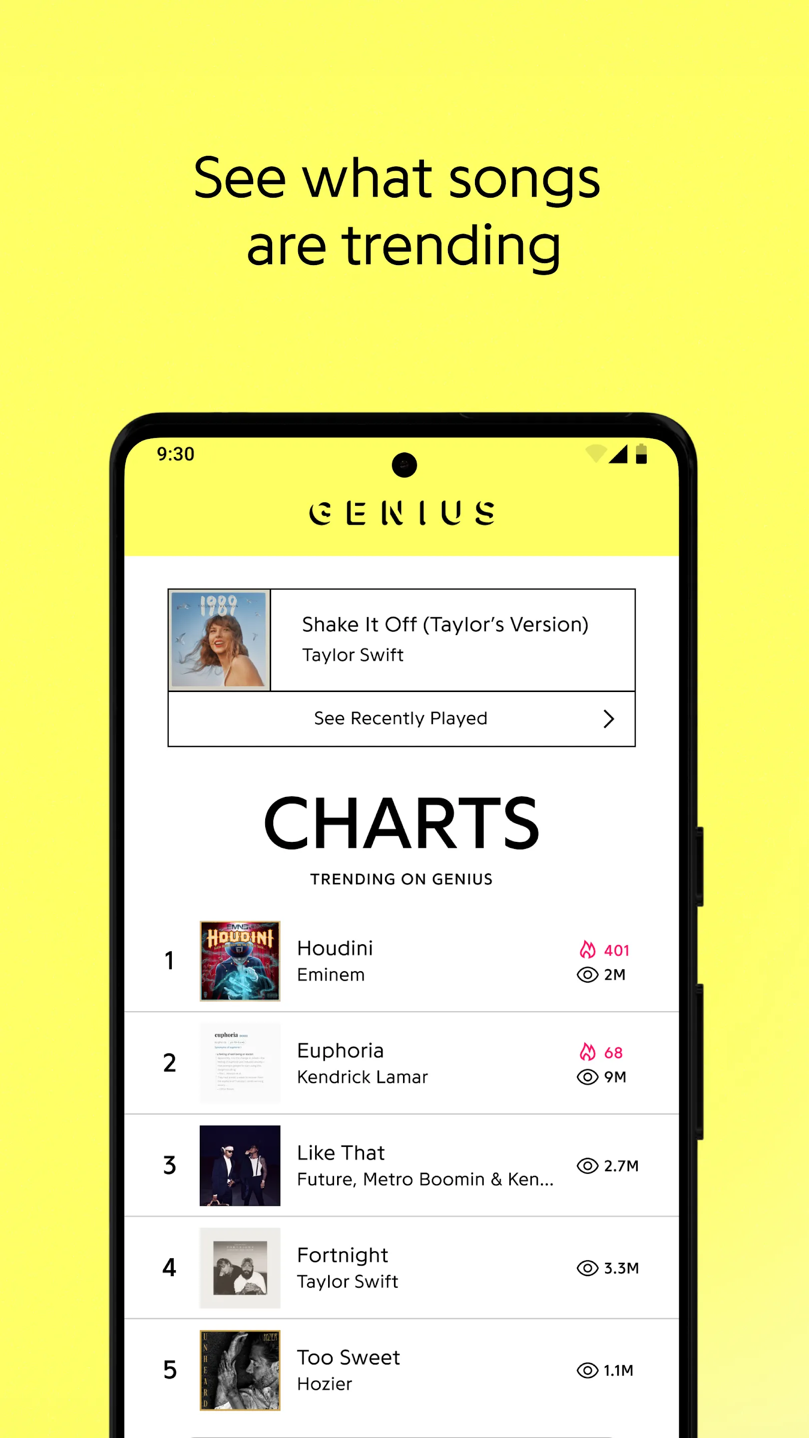 Genius — Song Lyrics Finder | Indus Appstore | Screenshot