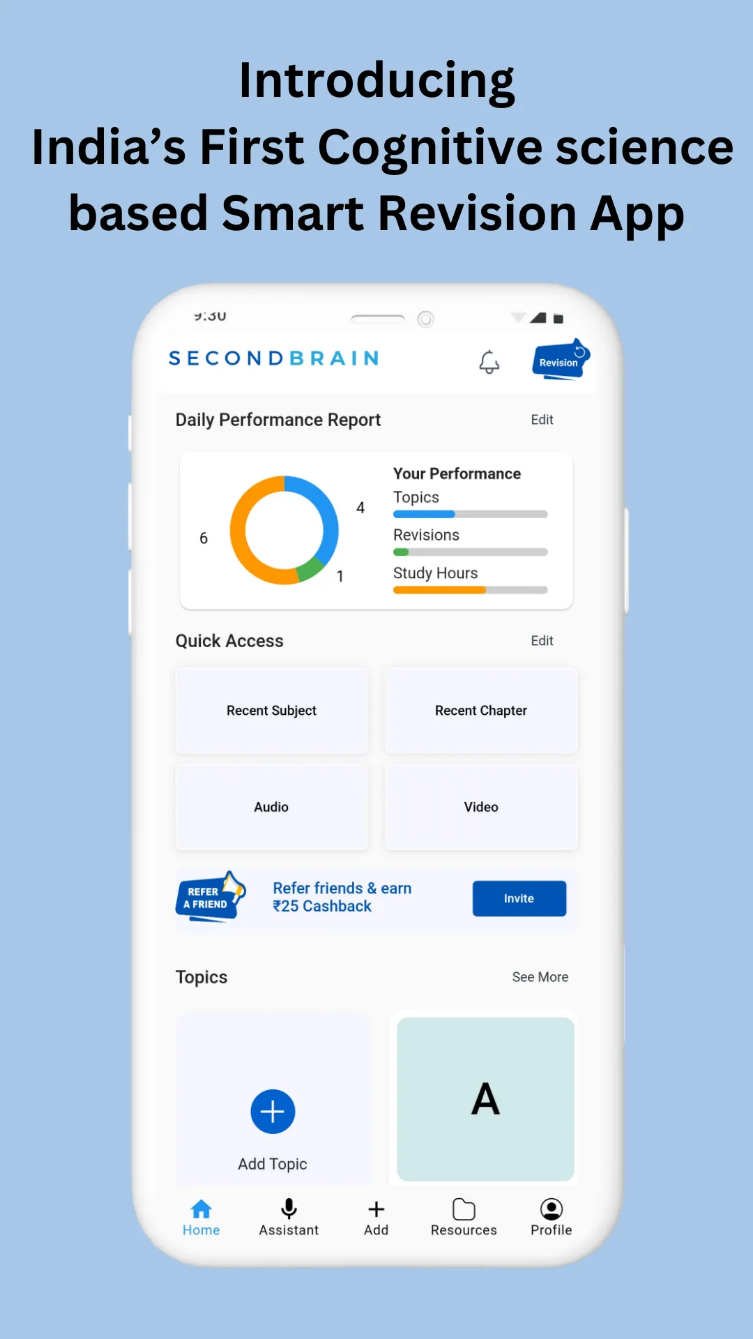 SecondBrain:Revision scheduler | Indus Appstore | Screenshot