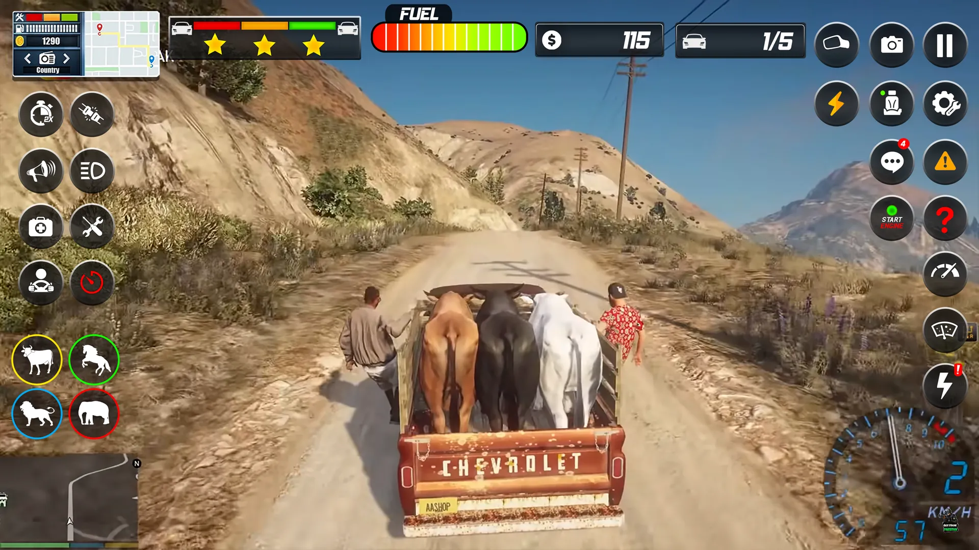 Farm Animal Transport Cow Game | Indus Appstore | Screenshot