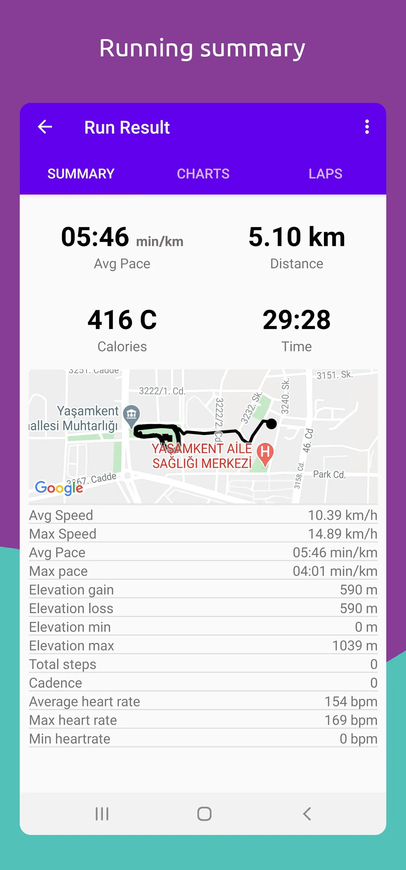 Runner Coach | Indus Appstore | Screenshot