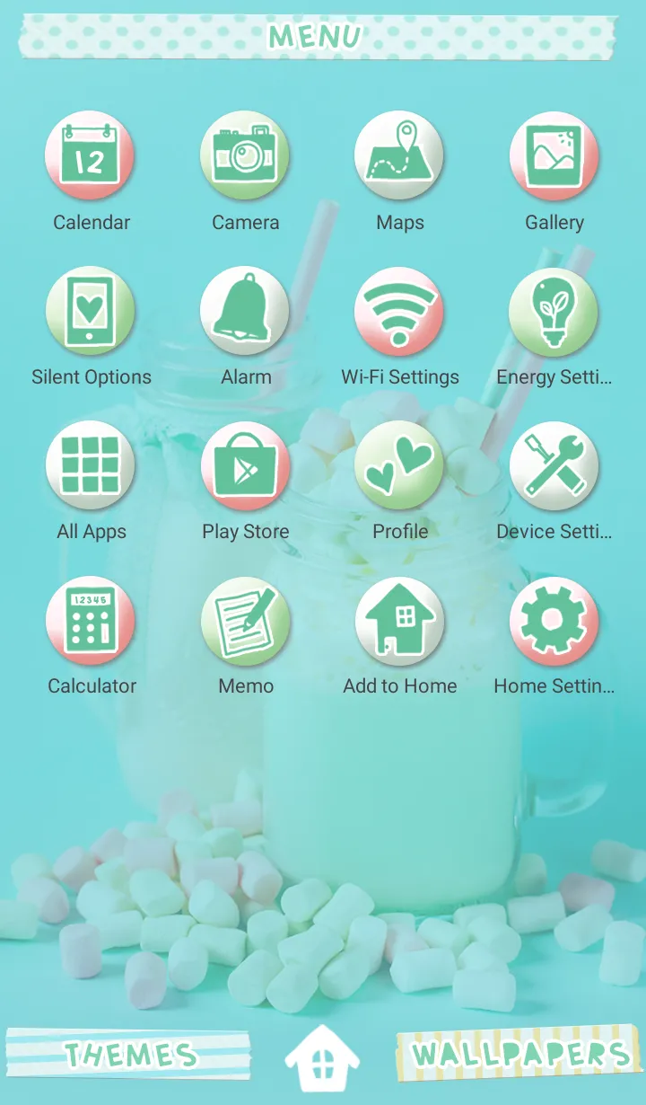 Mint Milkshake Theme | Indus Appstore | Screenshot