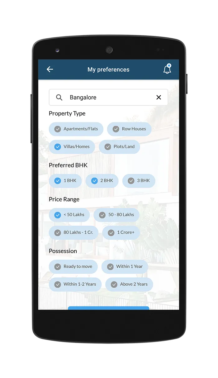 RoofandFloor Property Search | Indus Appstore | Screenshot