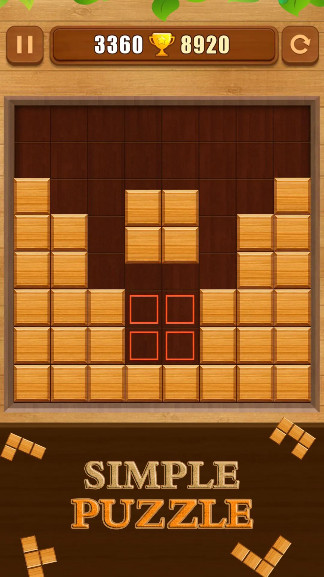 Wood Block Puzzle | Indus Appstore | Screenshot