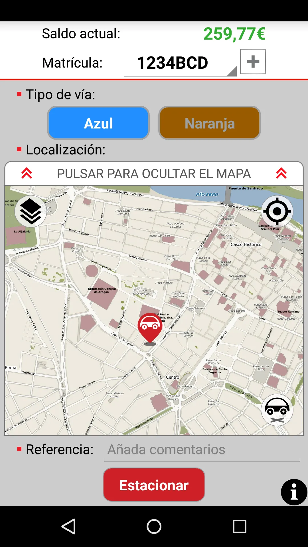 Zaragoza ApParca | Indus Appstore | Screenshot