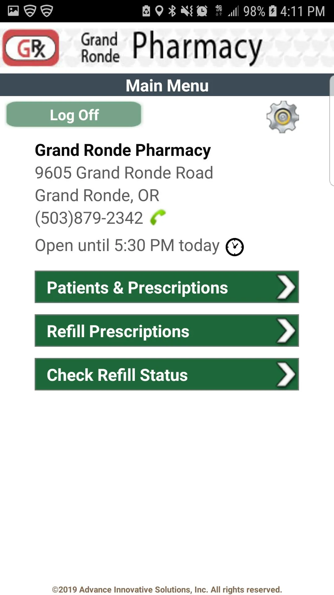 Grand Ronde Pharmacy | Indus Appstore | Screenshot