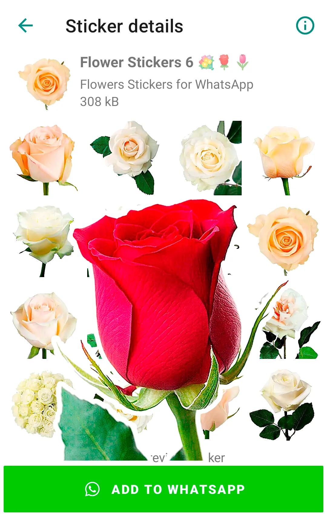 Flowers Stickers for WhatsApp | Indus Appstore | Screenshot