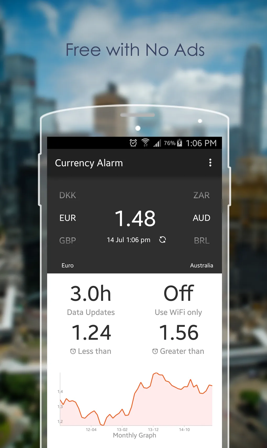 Currency Alarm | Indus Appstore | Screenshot